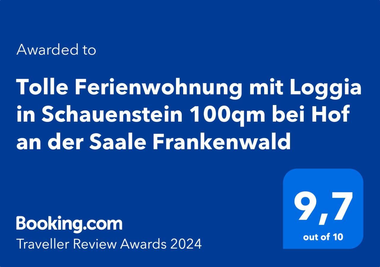 Tolle Ferienwohnung Mit Loggia In Schauenstein 100Qm Bei Hof An Der Saale Frankenwald Kültér fotó
