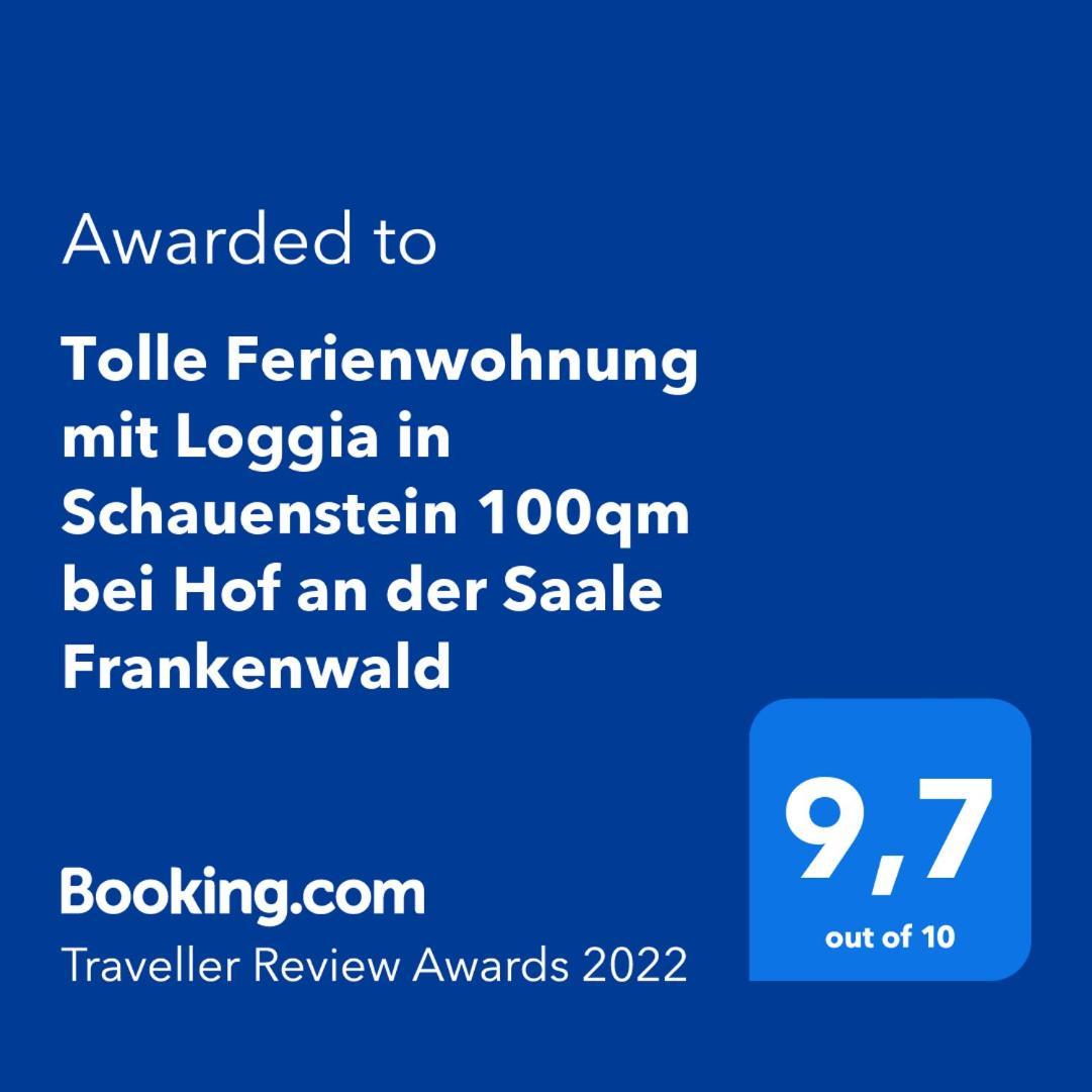 Tolle Ferienwohnung Mit Loggia In Schauenstein 100Qm Bei Hof An Der Saale Frankenwald Kültér fotó
